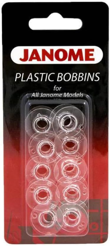 Janome 10-Pack Plastic Bobbins for All Janome Models