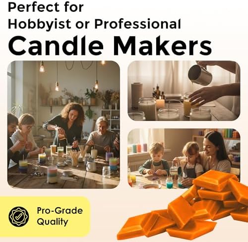 Yellow Candle Dye Chips, Soy & Paraffin Candle Making, 50 Pack