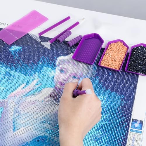 55PCS Diamond Art Accessories Tools Multiple Sizes Diamond Painting Kits