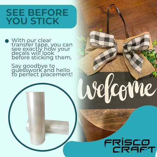 Frisco Craft C-370 Clear Transfer Tape for Vinyl 12" x 100 Feet