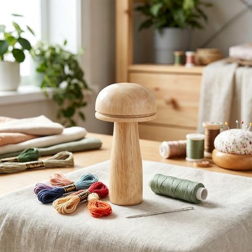 Mini Darning Loom,Handcraft DIY Weaving Repair Darning Kit for Beginner