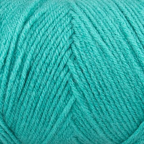 Craft County Size 4 (Medium) 100% Acrylic Fiber Yarn – Variety of Color and Pattern Options – Great for Crochet, Knitting, and Weaving (Jade)