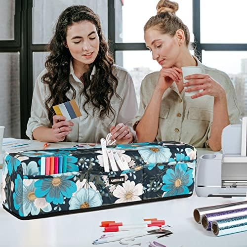 AMOIGEE Dust Cover with Pockets for Cricut Accessories, Supplies and tools