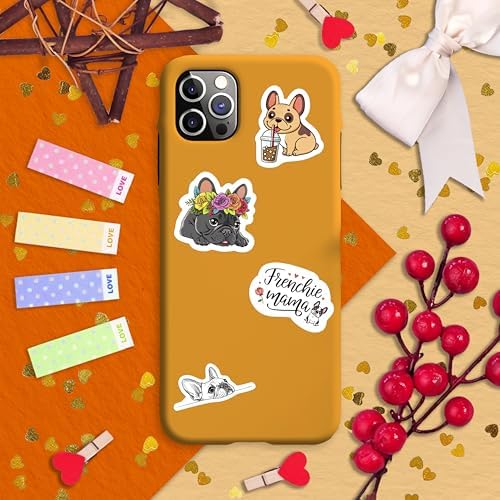 100Pcs French Bulldog Stickers for Water Bottle, Laptop - French Bulldog Gifts, Party Supplies & Decorations - Bull Dog Stickers, Decals - Gift for Women & Men