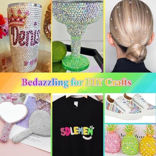 32000Pcs Rhinestones Bedazzling Kit with Tools, Color Resin Rhinestones
