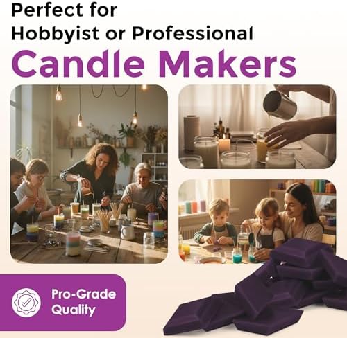 Orchid Candle Dye Chips, Soy & Paraffin Candle Making, 10 Pack