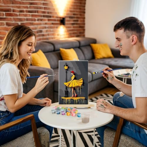 SmartEZ Paint by Numbers Kit for Adults with Frame, Dancer Paint by Number