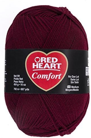 RED Heart Comfort Yarn, Claret
