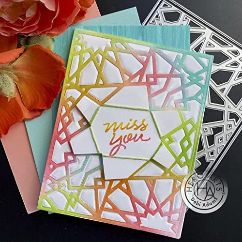 Hero Arts DIE GEO, Geometric Sun Cover Plate