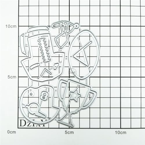 Patchwork Baseball Clothes Hat Ball Metal Cutting Dies for Card Making