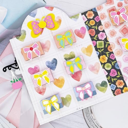KSCRAFT 2024 November Valentine Release Metal Cutting Dies Stencils for DIY Scrapbooking Decorative Embossing DIY Paper Card (Flower Parlor Add on)