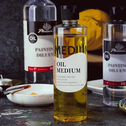 PHOENIX Refined Linseed Oil - 8.5 Fl Oz. / 250ml Bottle