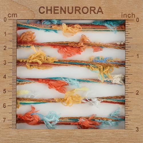 Artisanal Yarn Collection Multifiber Fancy Yarn for Knitting Crocheting Crafts DIY, Set of 3 Rolls (Oriental Aesthetic)