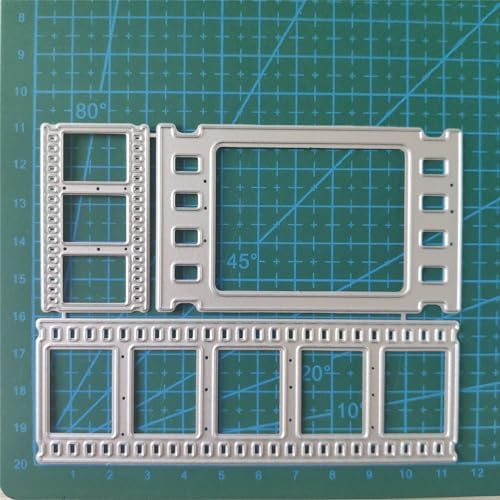 Scrapbooking Die-Cuts for Card Making, Christmas Metal Cutting Dies, Paper Craft Punch Template, Background Embossing Stencils, DIY Album Décor (Camera Film-11.6x9.3cm)