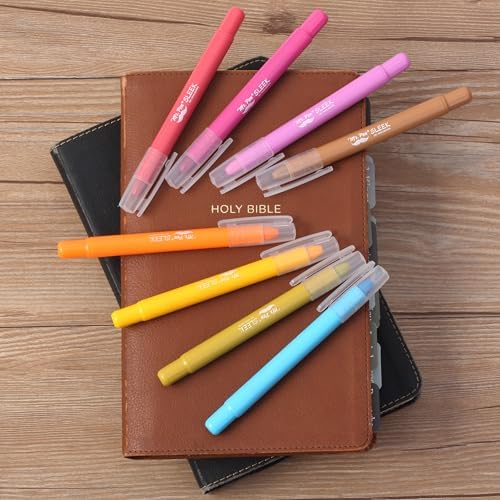 Mr. Pen- No Bleed Gel Highlighters, Dark Sunshine & Smiles, 8 Pack