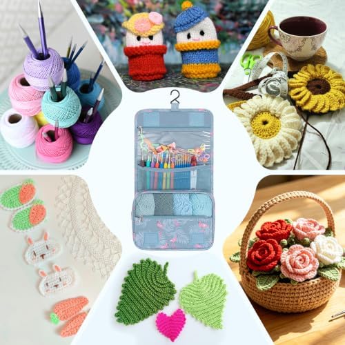 GMAK Crochet Kit for Beginners Adults, All in One Crochet Set Include Yarns