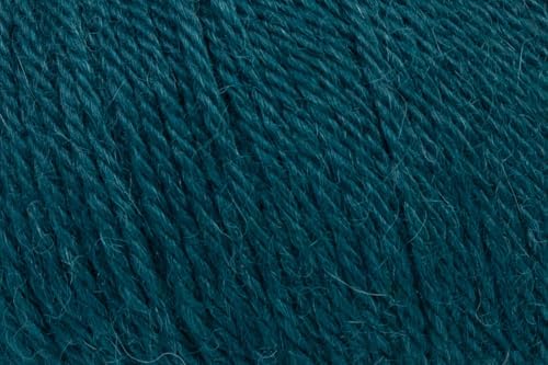 100% Baby Alpaca Yarn for Knitting & Crocheting - Set of 2 Skeins of Premium Yarn DK - Lightweight, Hypoallergenic & Thermal Peru Made - Ideal for Delicate Projects (GR125 - Deep Teal)