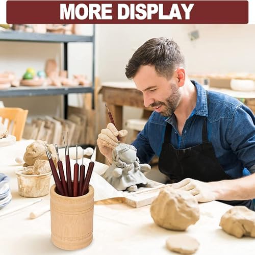 LINPHCEY 6-Piece Clay Sculpting Tools Set Perfect for Polymer Air Dry Modeling Clay Beginners & Professionals Ideal for DIY Pottery & Ceramics Tools for Clay Sculpting & Crafting