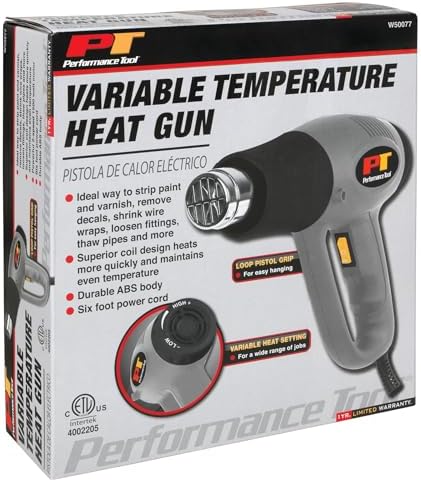 Performance Tool W50077 1500W Variable Temperature Heat Gun