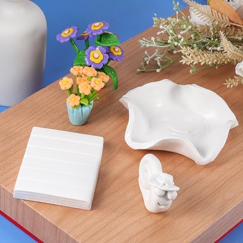 ifergoo 100g White Polymer Clay, 3.5oz Oven Bake DIY Modeling Clay for Kids