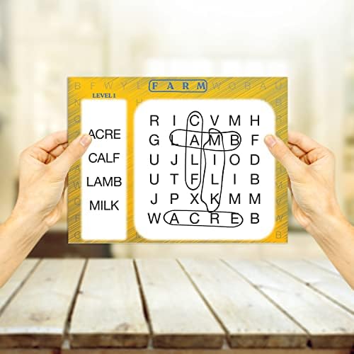 Keeping Busy Word Search 1 Dementia Activities for Seniors | Alzheimer Products for Elderly Patients | Fun Memory Game Toy & Cognitive Brain Puzzle for Senior Citizens w/Memory Loss or Alzheimers