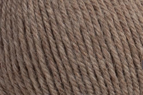 100% Baby Alpaca Yarn for Knitting & Crocheting - Set of 3 Skeins of Premium Yarn DK - Lightweight, Hypoallergenic & Thermal Peru Made - Ideal for Delicate Projects (N024 - Wood)