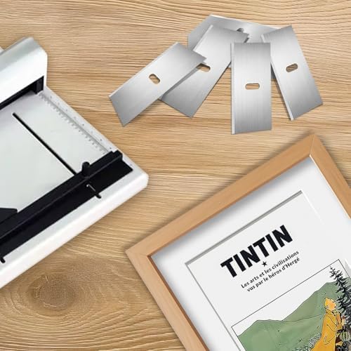 150 Pack Replacement Mat Cutter 270 Blades - Precision Durable Blades for Picture Frames, Professional Arts & Crafts, Stainless Steel 45/90° Bevel Cutting Tools