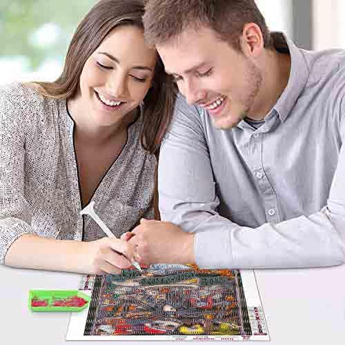 Halloween Diamond Art Kits for Adults,Diamond Painting Kits for Beginner 5D