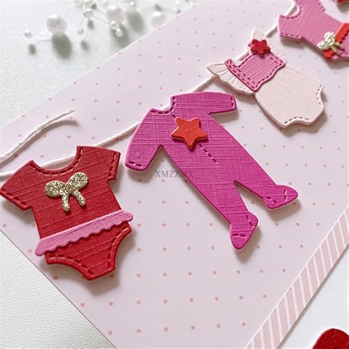 Patchwork Baby Clothes Metal Cutting Dies Sets for Card Making