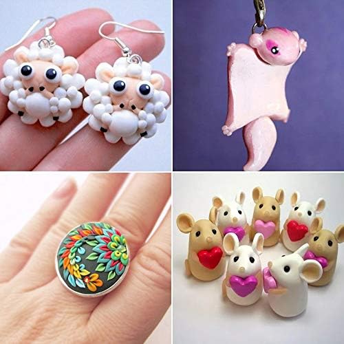 Tomorotec 32 Colors Polymer Clay Kit, 9.6 oz Soft Oven Bake Clay for Kids | Easy to Condition by Hand, Flexible for Blending and Stamping, Accepts Acrylic Paint and Alcohol Ink After Baking