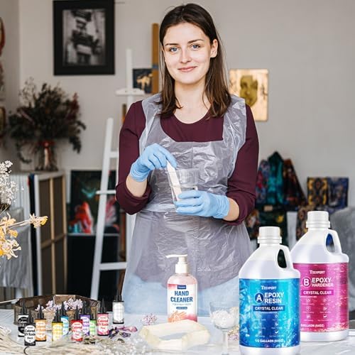 Teexpert Resin Remover Gel 8OZ Hand Cleaner For Epoxy Resin All-Natural Gentle & Moisturizing Hand Cleanser Ideal for Removing Uncured Resins Molds Tools