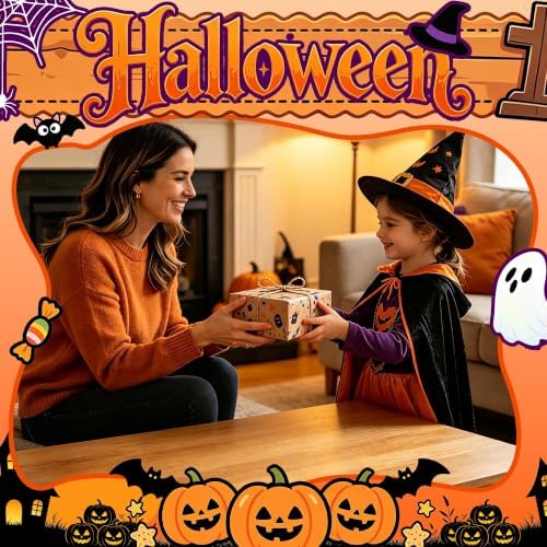 Leatrice 6 PCS Halloween Diamond Art Coasters Small Diamond Painting Kits