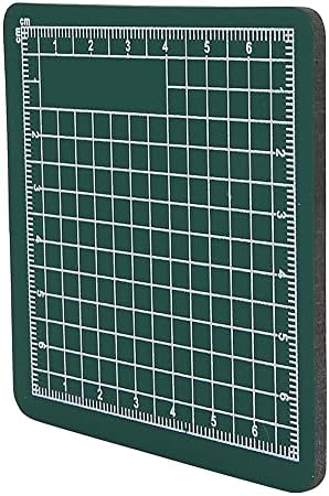 2pcs 8x8cm Mini Cutting Mat Board Self Healing Anti Skid PVC Pad Craft Tools Portable Non Slip Grid Line Cutting Board for DIY Desktop Protection 3.15x3.15x0.12inch