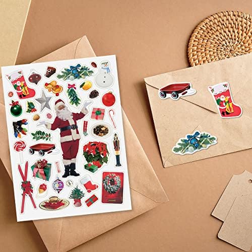 Current Christmas Sticker Variety Pack - 8 Sheets, 324 Assorted Stickers for Kids, Teachers, School, Scrapbooking, Journals, Monthly Planners, Calendars, Holiday Crafts & Greeting Cards