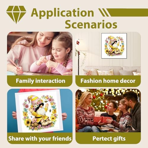Special Shape Diamond Art Kits for Adults Beginners