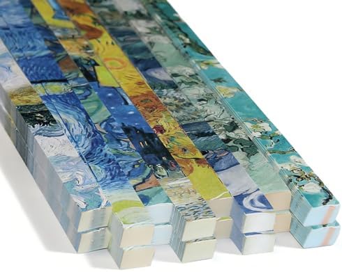 Star Origami Paper, DIY Origami Paper Star Strips (Chasing Light Blue Yellow 1080 sheets)