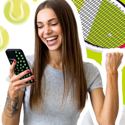 Weysat 30g Mini Tennis Polymer Clay Slices 0.2 Inch Sports Ball Nail Art