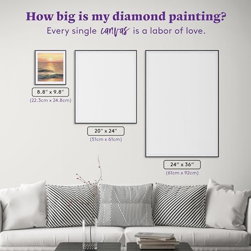 DIAMOND ART CLUB Heavenly Beauty Diamond Art Kits for Adults