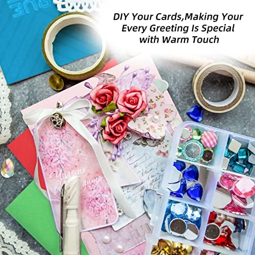 48 Pack Blank Folded Cards and Envelopes Colored Cards White Envelopes 5 x 7 Inch Colorful Greeting Cards 24 Assorted Colors Heavy Weight for Greeting,Invitation,Card Making