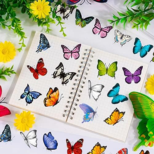1600 PCS Butterfly Roll Stickers, 16 Styles Butterfly Stickers for Kids