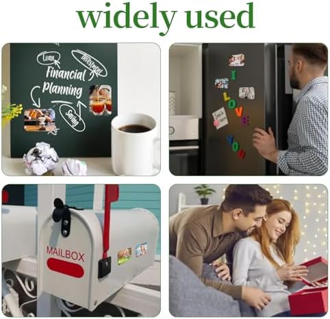 240 Pcs 2.8 x 2 Inch Thick Sublimation Blank Refrigerator Magnets Blanks Sublimation Magnet with 120 Pcs Fridge Magnets,120 Pcs Larger Square Blanks for Kitchen Microwave Oven Office