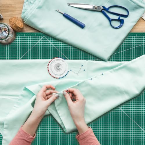 Large Cutting Mat 24"x36", 1 Pack Double-Sided 5-Ply Self Healing Sewing Cutting Mat, Cutting Mats Board for Crafts-Sewing, Fabric, Quilting, Scrapbooking Project
