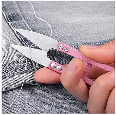 DEEINN 4.1inch Sewing Scissors(pack of 3) Yarn Thread Cutter Small Snips Trimming Nipper - Great for Stitch, Mini DIY Supplies (Multicolored-3)