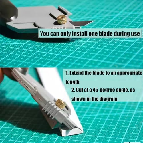 Mat Board Cutter Tool, 45° and 90° Foam Board Cutter, Angle Bevel Mat Cutter for Pictures Frame, Arts Craft Framing Device