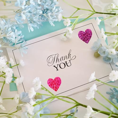 Anwyll Heart Stickers - 500Pcs 1Inch Valentines Day Heart Stickers Glitter Colored Heart Shape Sticker for Reward Classroom Self Adhesive Love Incentive Sticker for Envelope Seal Card Birthday Wedding