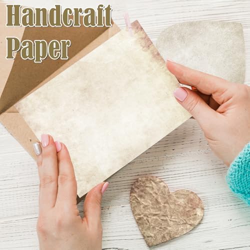 48 Sheets Vintage Scrapbook Paper,Kraft Pattern Decorative Scrapbook Paper for Journals DIY Cards and Photo Albums,Aesthetic Craft Supplies