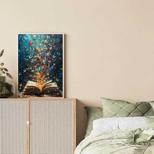 Book Paint by Numbers Kit for Adults Butterfly Paint by Numbers for Adult