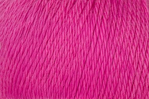 100% Baby Alpaca Yarn for Knitting & Crocheting - Set of 2 Skeins of Premium Yarn DK - Lightweight, Hypoallergenic & Thermal Peru Made - Ideal for Delicate Projects (RE083 - Raspberry Rose)
