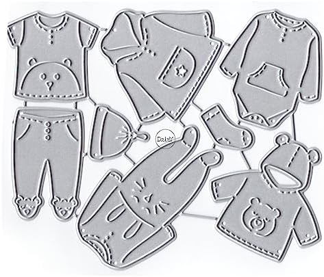 Baby Clothes Hats Socks Metal Cutting Dies for Card Making