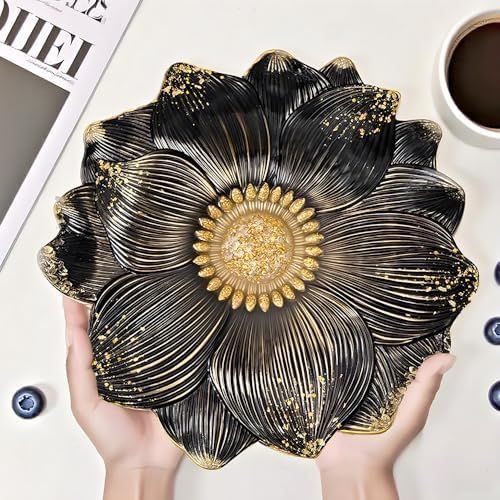 YXDGSG Large Resin Tray molds 14in Flower Resin Molds Silicone + 4pcs Coaster Silicone Mold Set DIY Art Craft Tray Cup Mats Epoxy Resin Casting